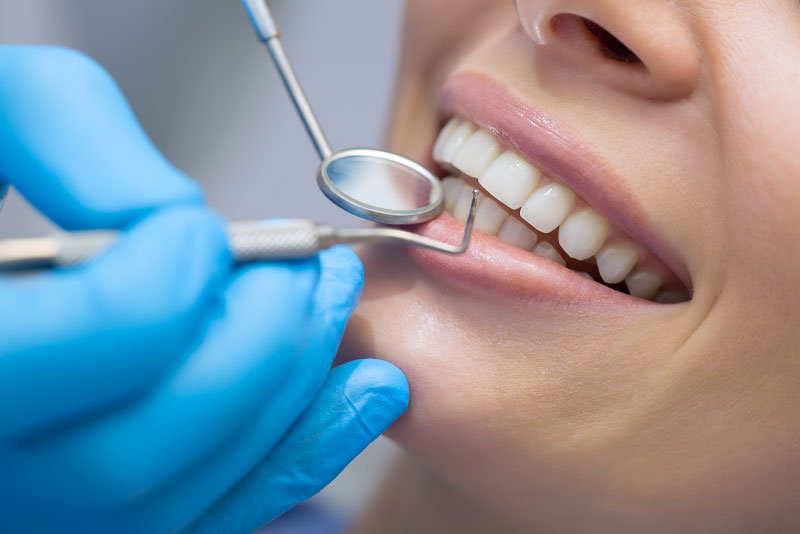 patient undergoing dental procedure